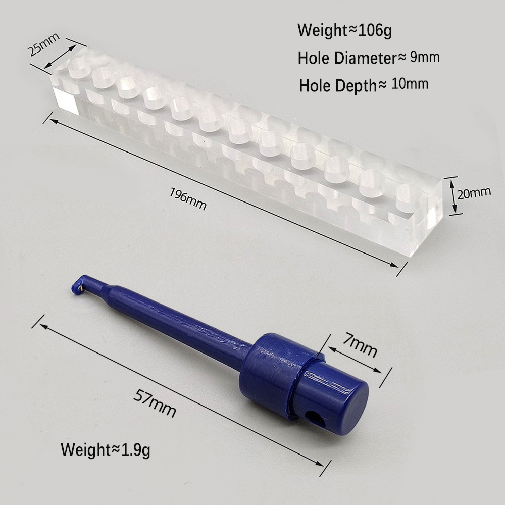 Crystal  Acrylic Stand Holder  - огляд і ціна Fishing Equipment Fly