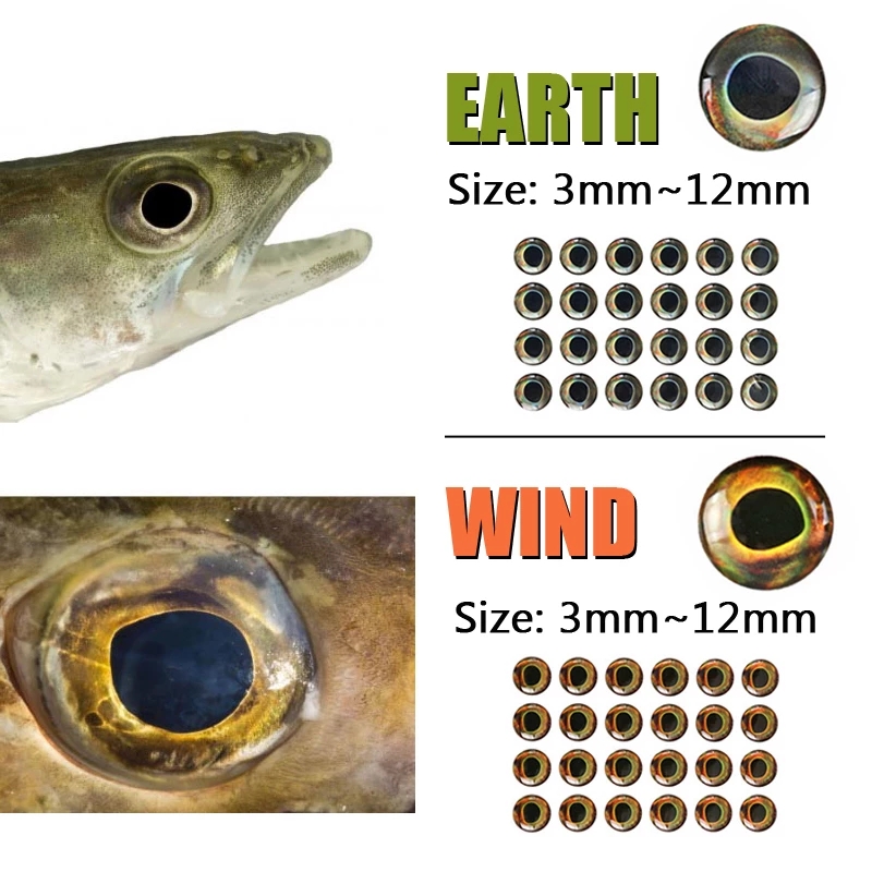 Wifreo 400pcs/pack 3D Fish Lur - огляд і ціна Fishing Equipment Fly